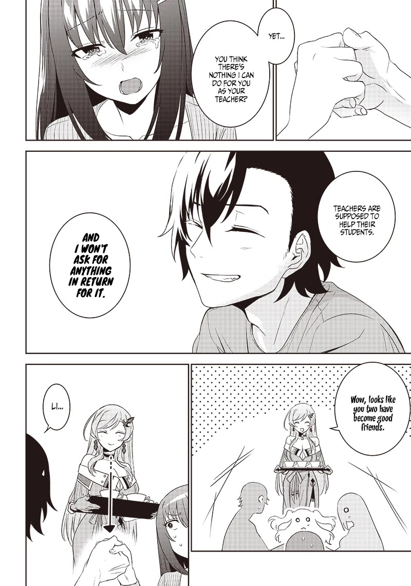 Matei Kyoushi to Juuzoku Shoujo no Haitoku Keiyaku Chapter 5.2 page 14 - Chapter 5.2: Group Study