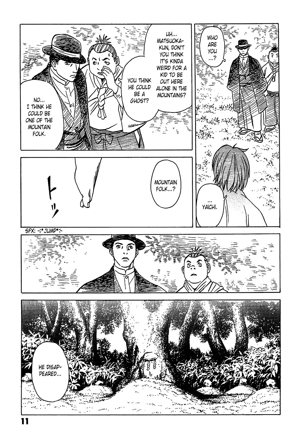 Matsuoka Kunio: Youkai Exterminator - Kurosagi Corpse Delivery Service Spin-Off Chapter 1 page 14 - Chapter 1 : The Tale of the Ghost Child's Grave