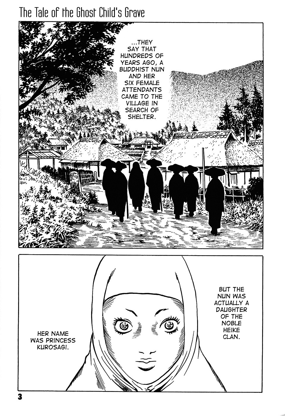 Matsuoka Kunio: Youkai Exterminator - Kurosagi Corpse Delivery Service Spin-Off Chapter 1 page 7 - Chapter 1 : The Tale of the Ghost Child's Grave