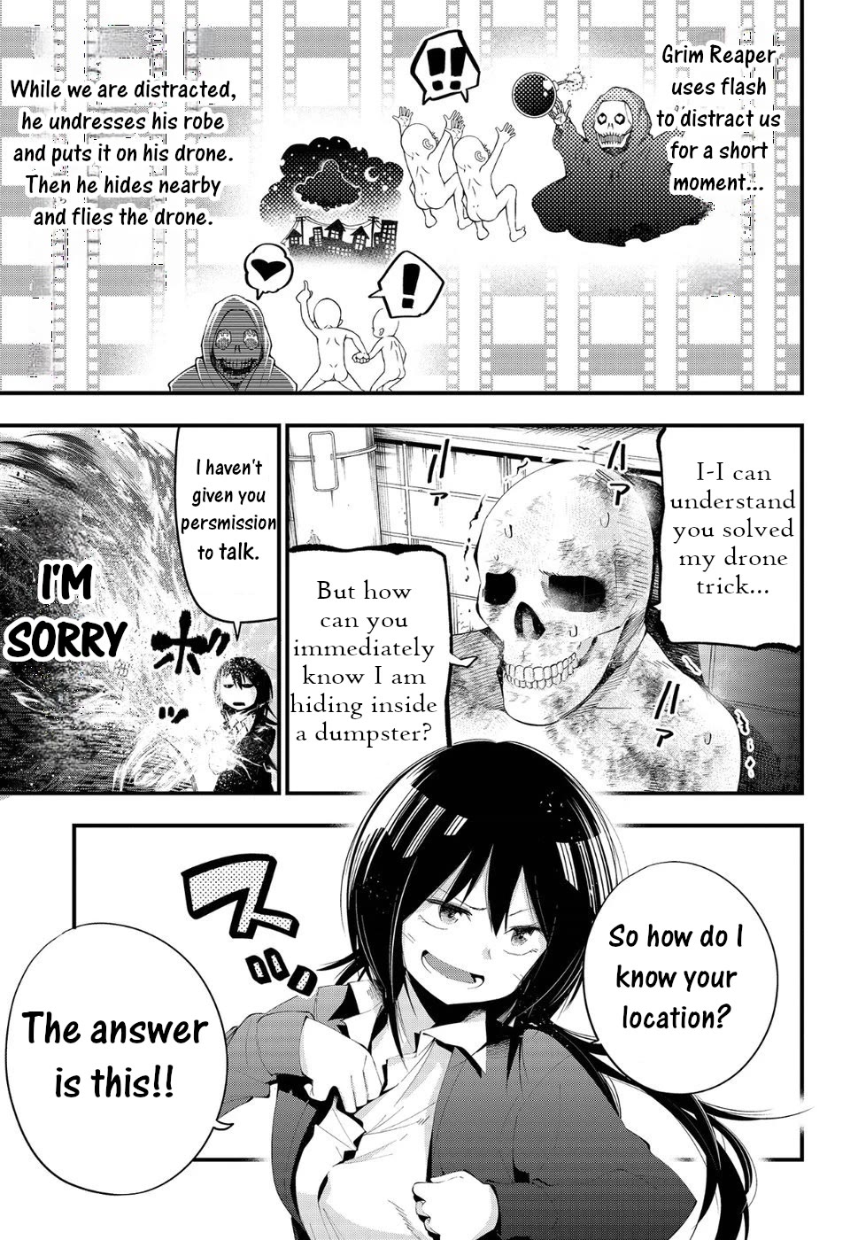 Mattaku Saikin no Tantei to Kitara Chapter 24 page 13 - Chapter 24: Chase The Mystery of Flying Grim Reaper!!