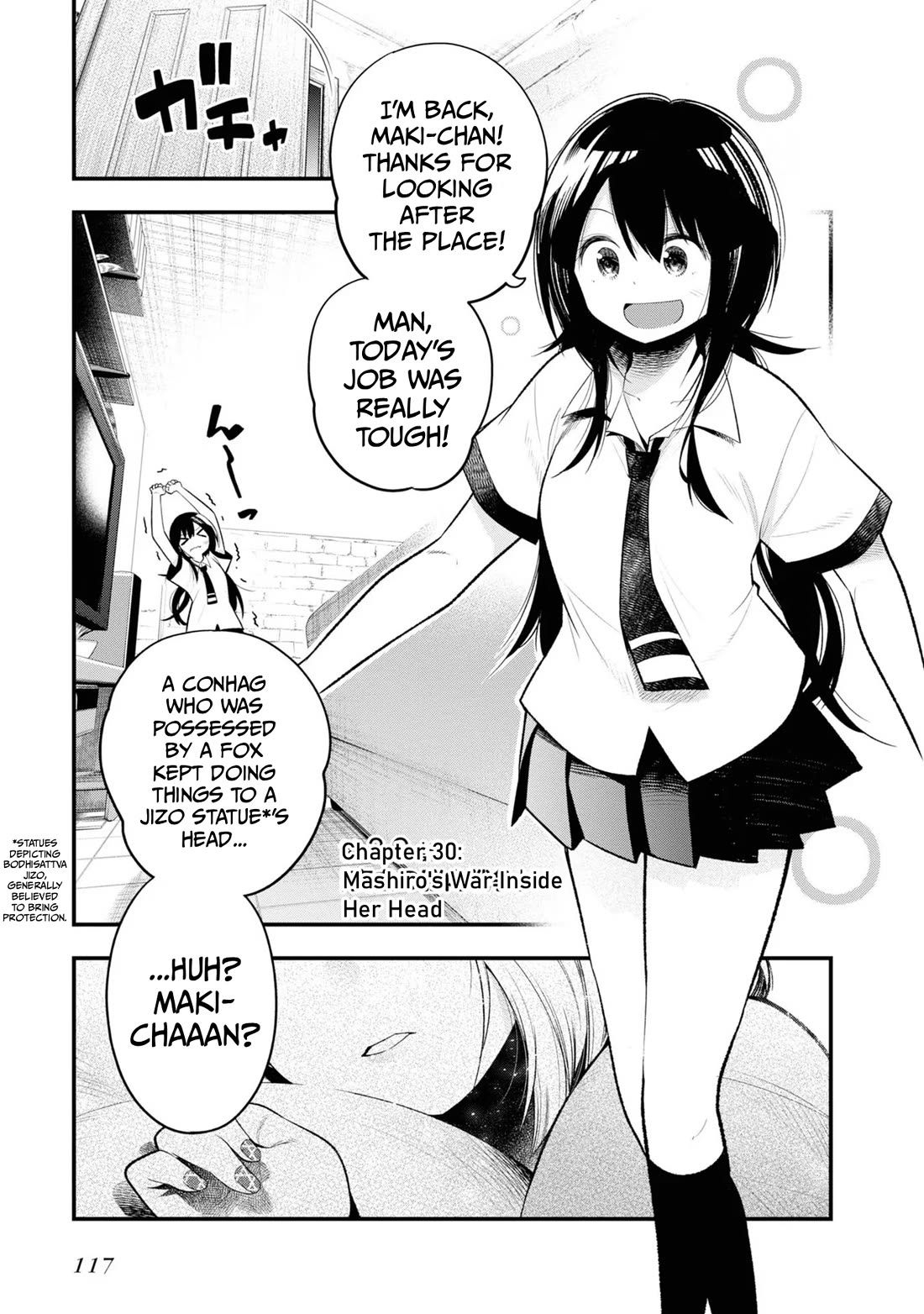 Mattaku Saikin no Tantei to Kitara Chapter 30 page 1 - Chapter 30: Mashiro's War Inside Her Head