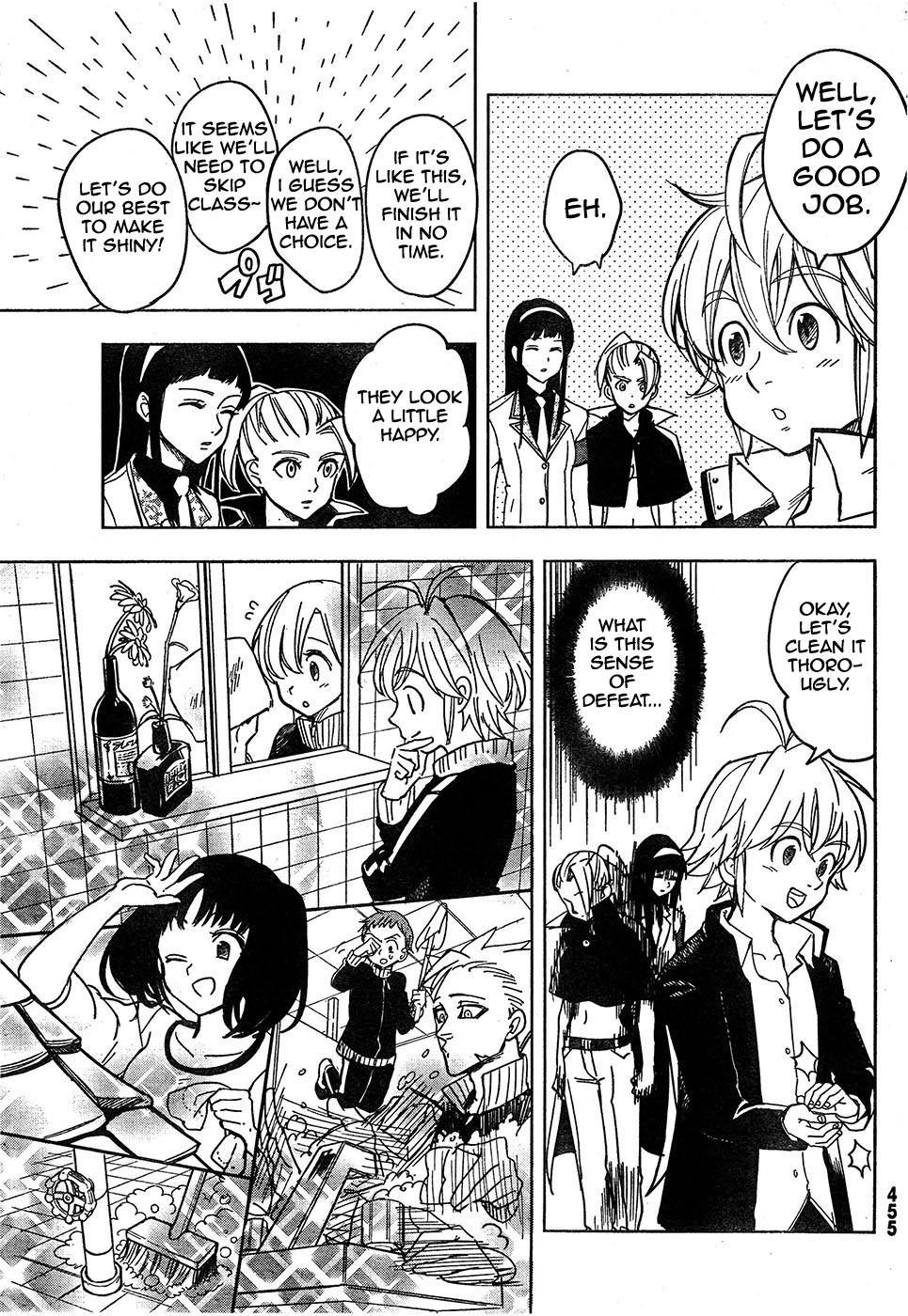 Mayoe! Nanatsu no Taizai Gakuen! Chapter 1 page 14 - Chapter 1: The Seven Rule Breakers