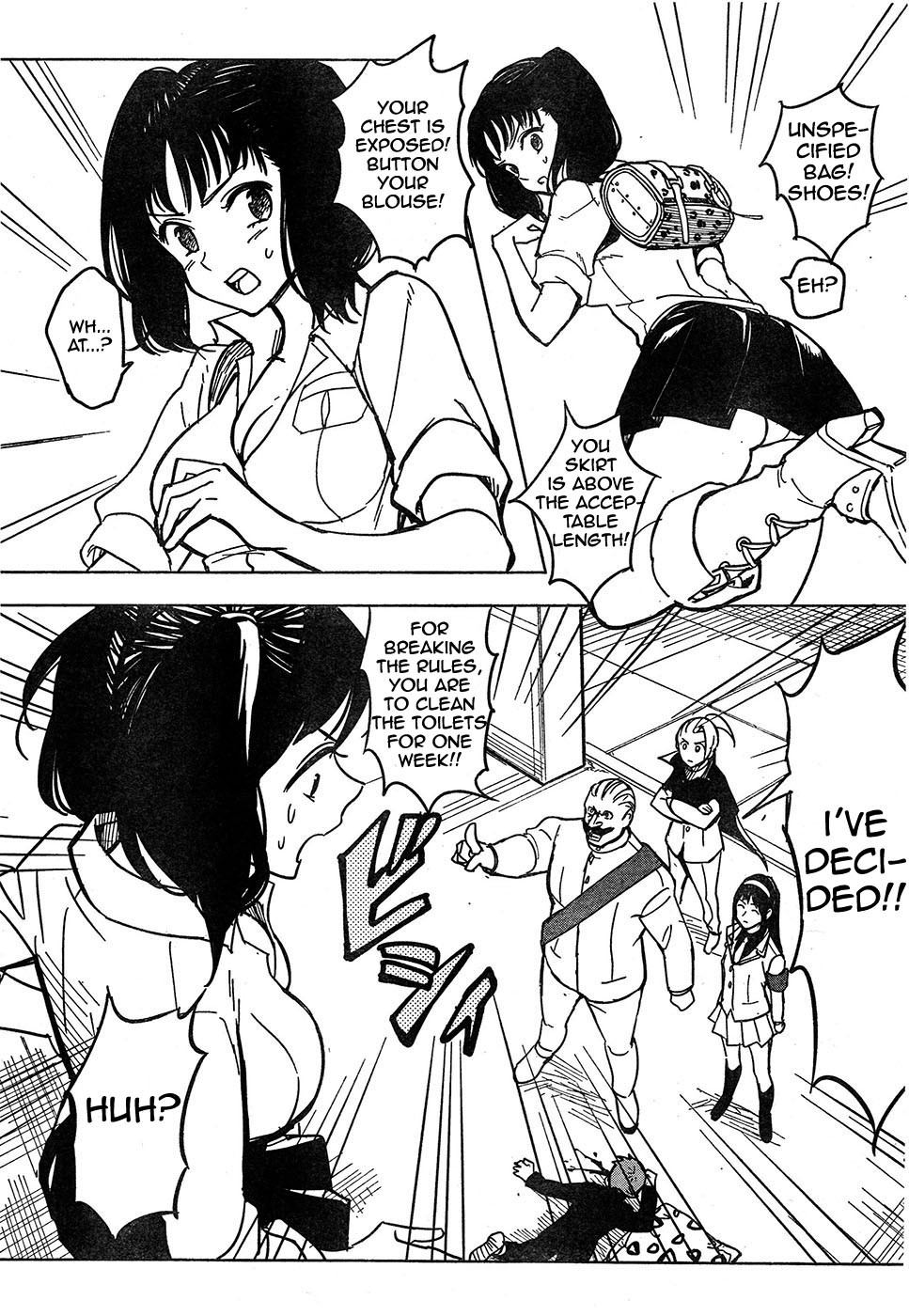 Mayoe! Nanatsu no Taizai Gakuen! Chapter 1 page 8 - Chapter 1: The Seven Rule Breakers