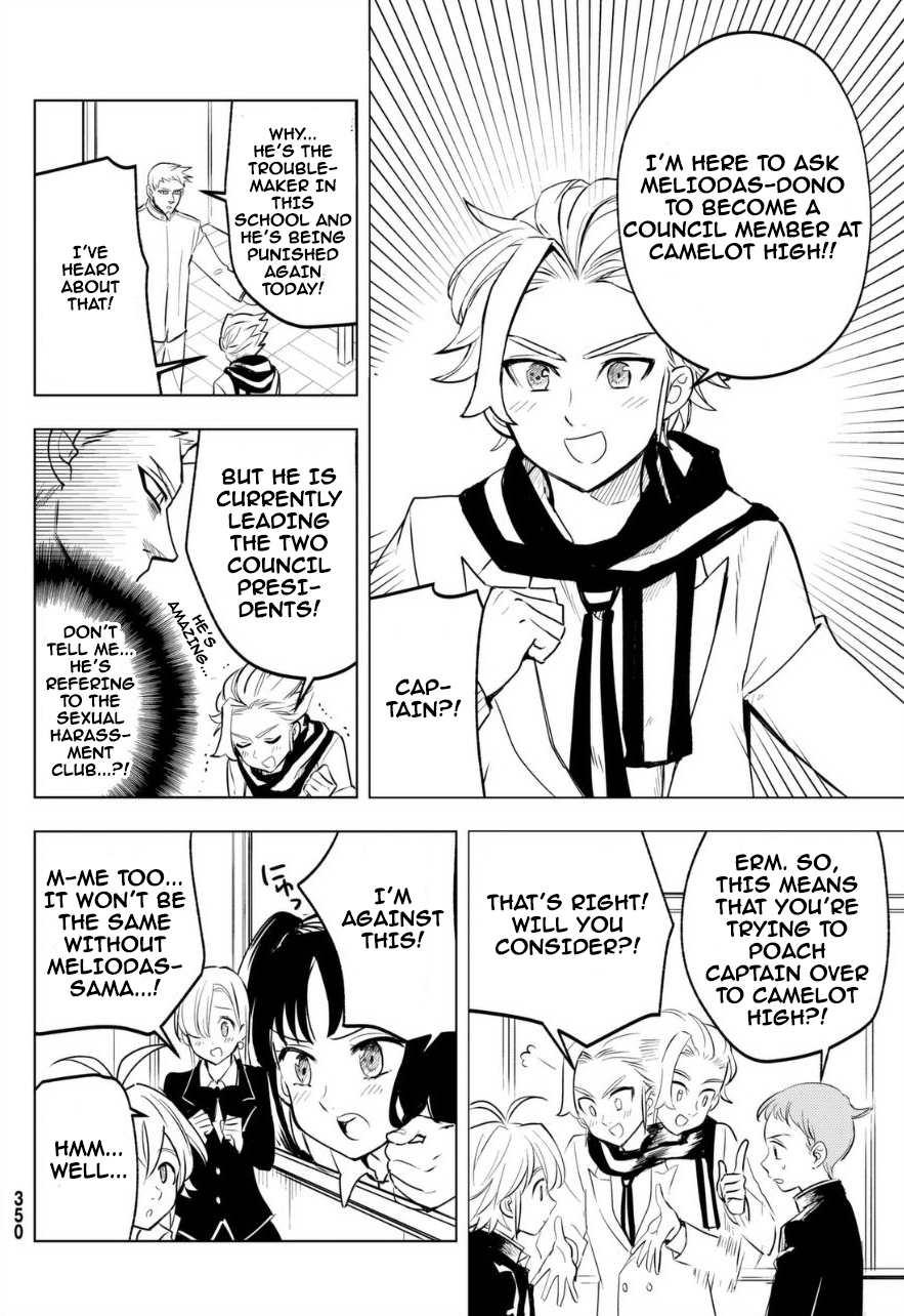Mayoe! Nanatsu no Taizai Gakuen! Chapter 12 page 6 - Chapter 12: Arthur Pendragon and Cranes