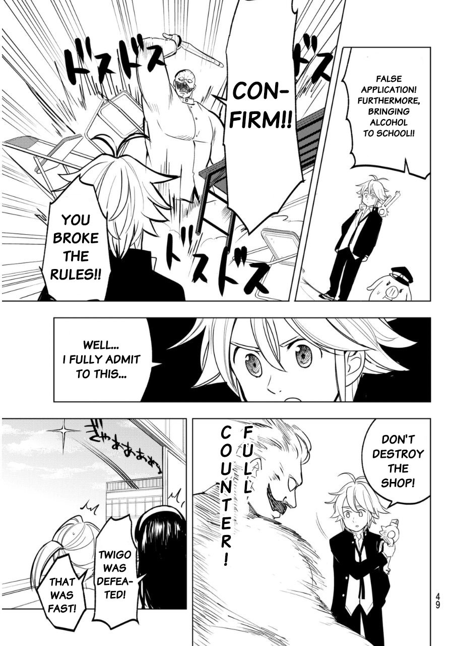 Mayoe! Nanatsu no Taizai Gakuen! Chapter 15 page 9 - Chapter 15: Ash Demon and Red Marks