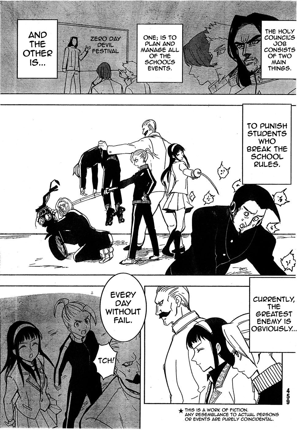 Mayoe! Nanatsu no Taizai Gakuen! Chapter 2 page 3 - Chapter 2: The Elite Holy Association!