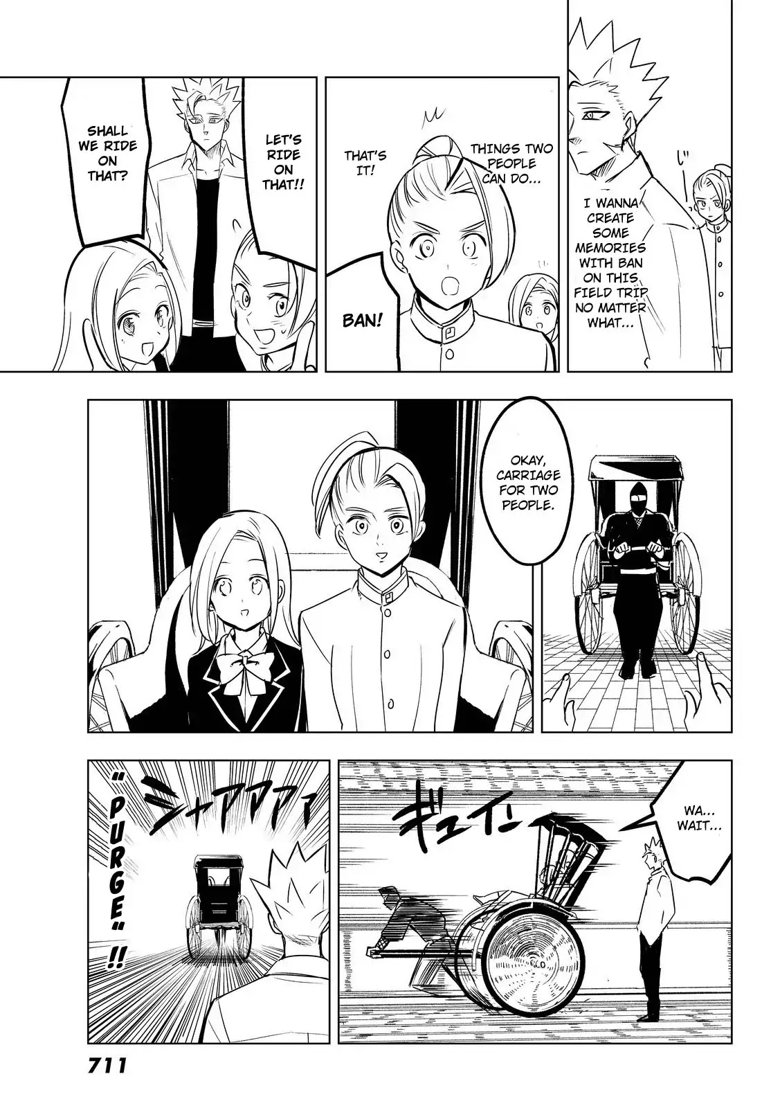 Mayoe! Nanatsu no Taizai Gakuen! Chapter 27 page 11 - Chapter 27: Muscles and Yukata Summer Collaboration!