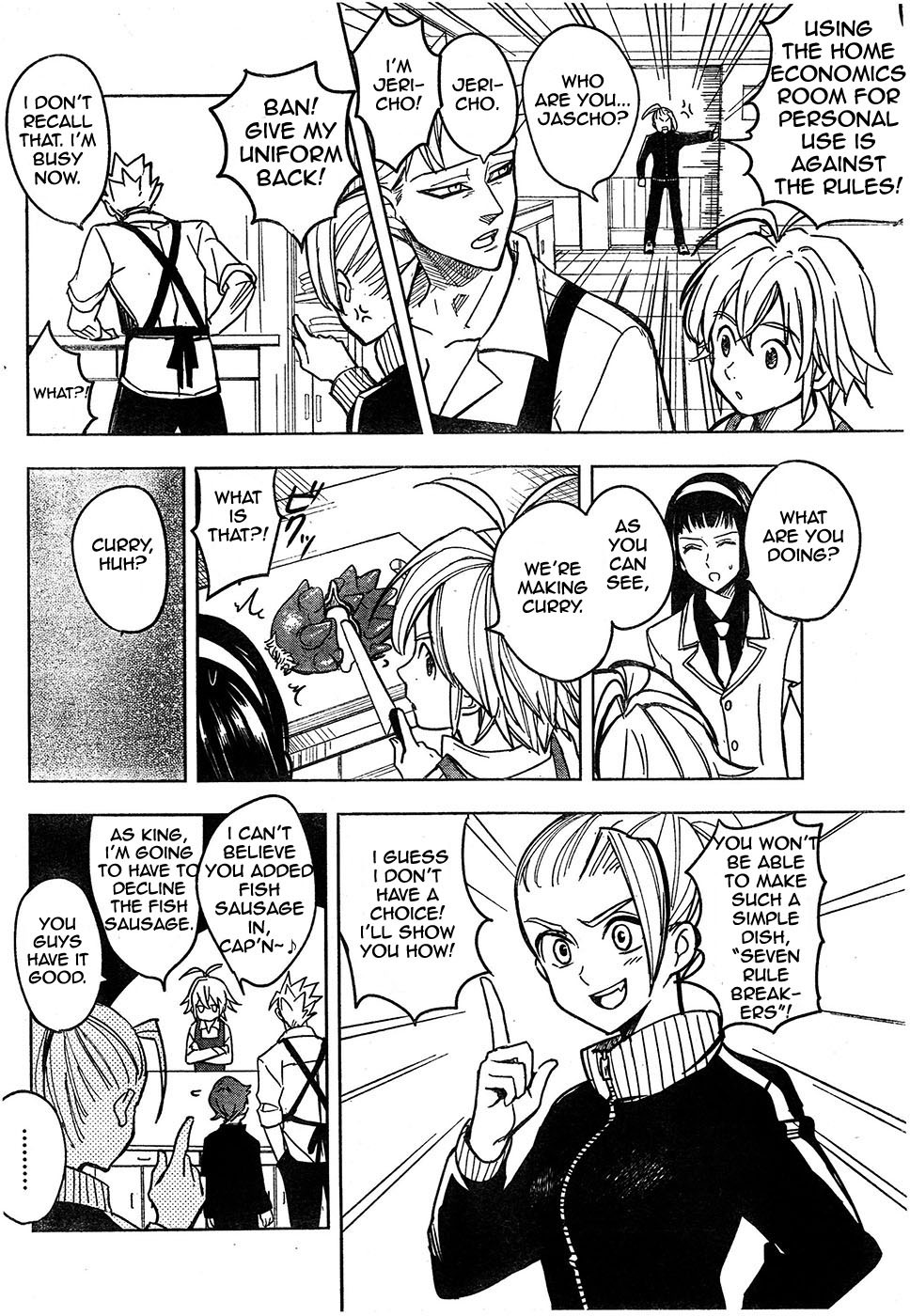 Mayoe! Nanatsu no Taizai Gakuen! Chapter 3 page 6 - Chapter 3: Honourable Cooking War