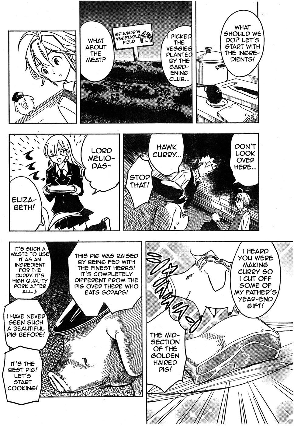 Mayoe! Nanatsu no Taizai Gakuen! Chapter 3 page 8 - Chapter 3: Honourable Cooking War