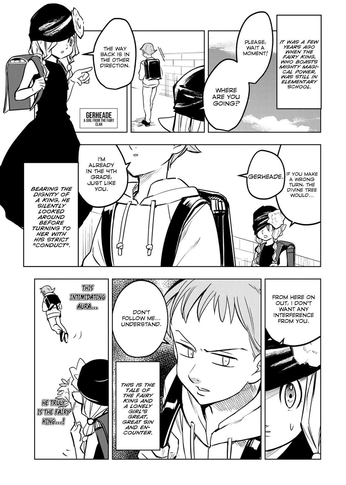 Mayoe! Nanatsu no Taizai Gakuen! Chapter 30 page 1 - Chapter 30: The Fairy King Plays House
