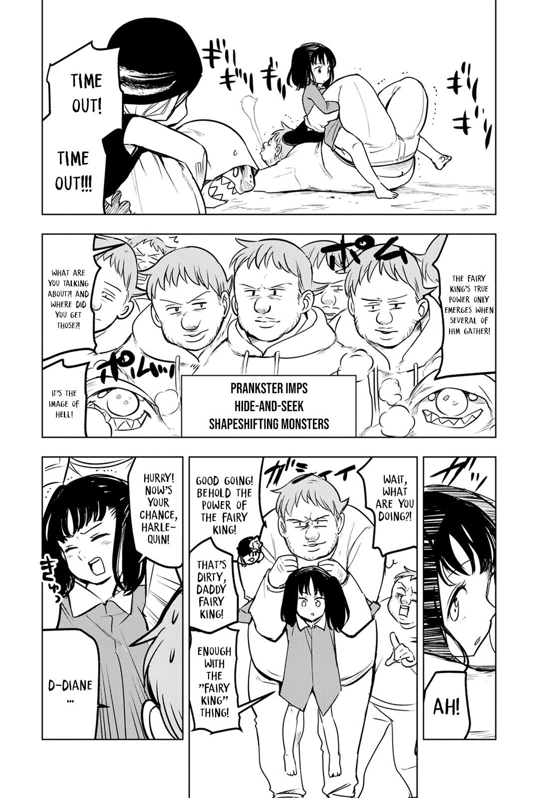 Mayoe! Nanatsu no Taizai Gakuen! Chapter 30 page 11 - Chapter 30: The Fairy King Plays House