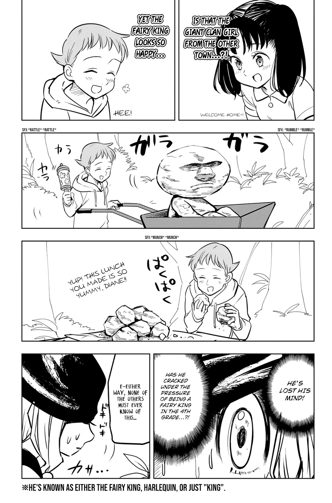 Mayoe! Nanatsu no Taizai Gakuen! Chapter 30 page 4 - Chapter 30: The Fairy King Plays House