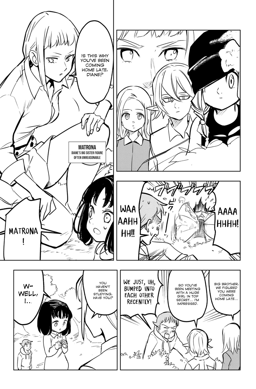 Mayoe! Nanatsu no Taizai Gakuen! Chapter 30 page 5 - Chapter 30: The Fairy King Plays House