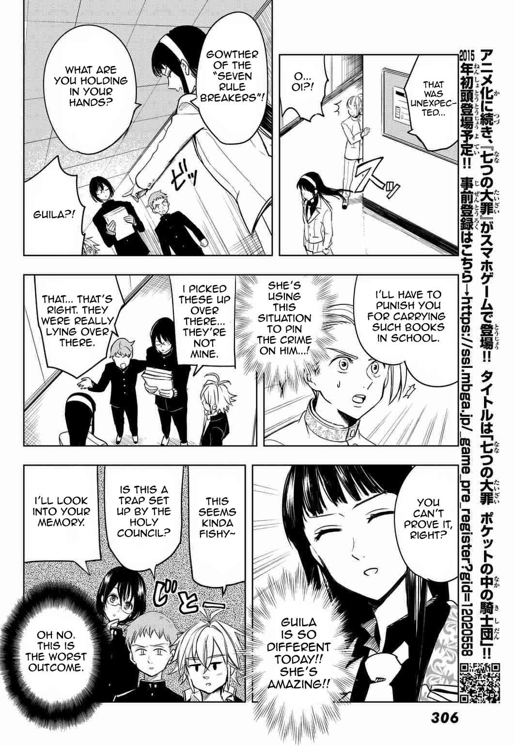 Mayoe! Nanatsu no Taizai Gakuen! Chapter 6 page 10 - Chapter 6: The Beautiful Sin with Glasses