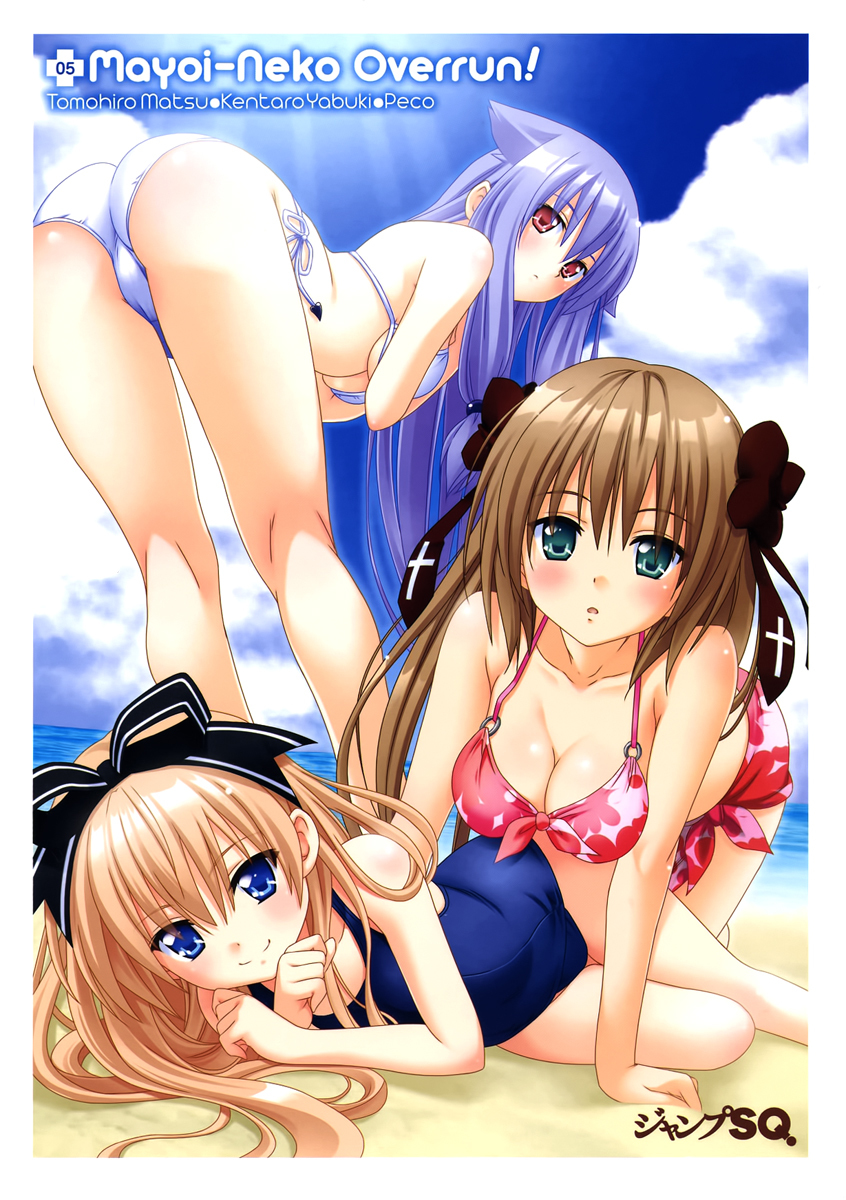 Mayoi Neko Overrun! Chapter 5 page 17 - Chapter 5: Swimsuits and the First Kiss