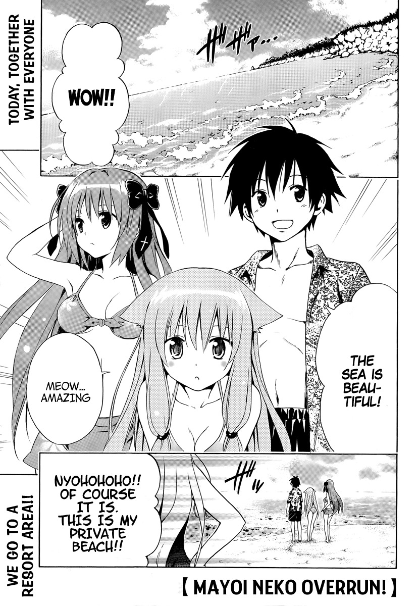 Mayoi Neko Overrun! Chapter 5 page 19 - Chapter 5: Swimsuits and the First Kiss