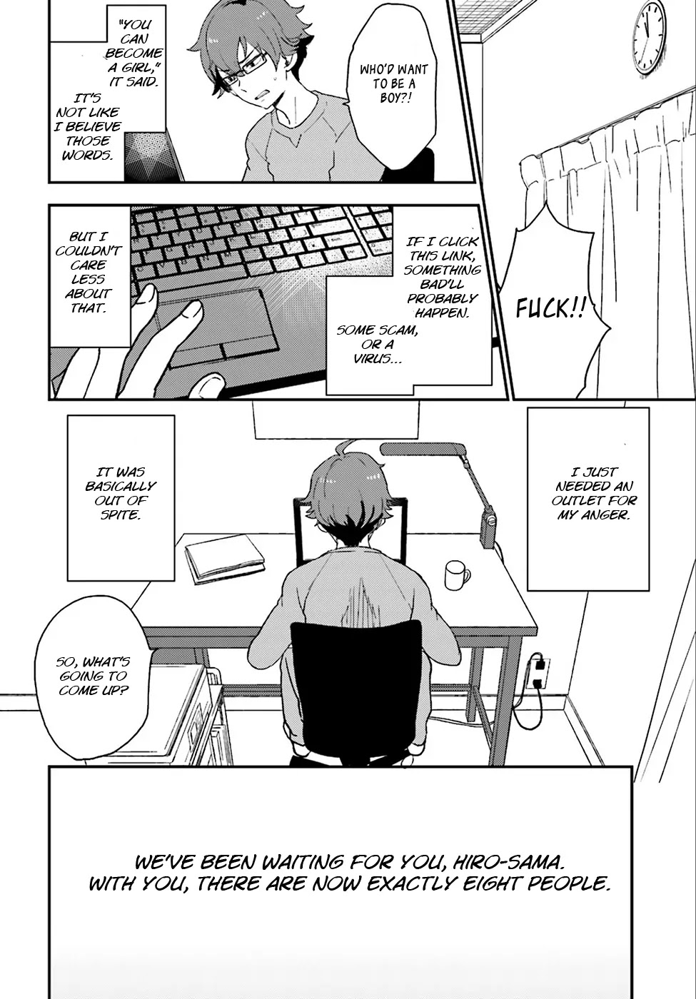 Mayonaka no X Giten Chapter 1 page 15 - Chapter 1: The Eighth Guestroom