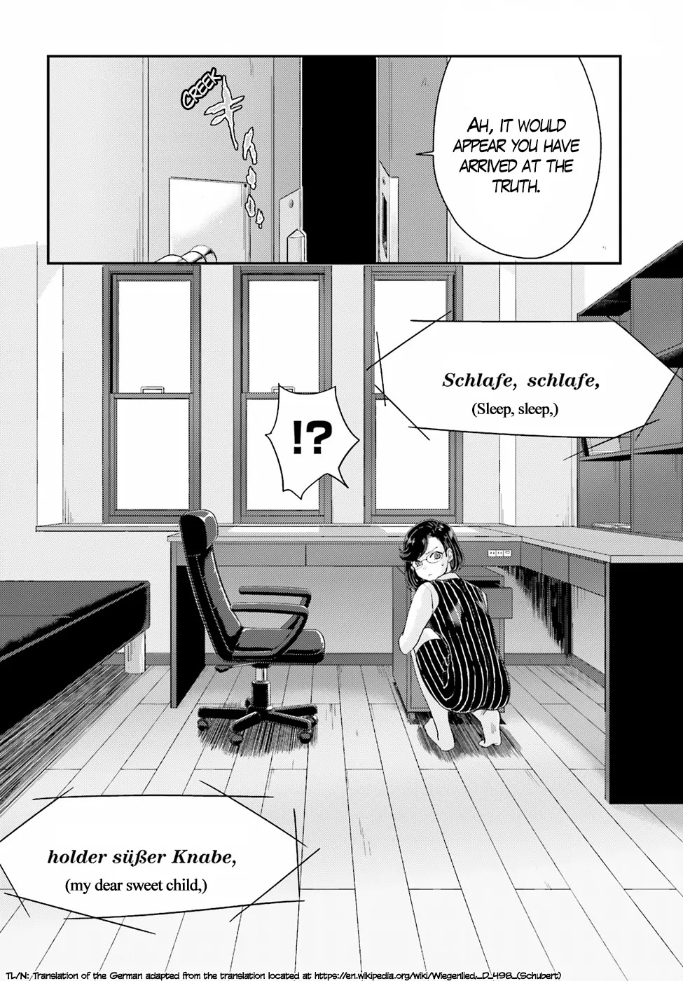Mayonaka no X Giten Chapter 19 page 24 - Chapter 19: The Lullaby, Death’s Melody