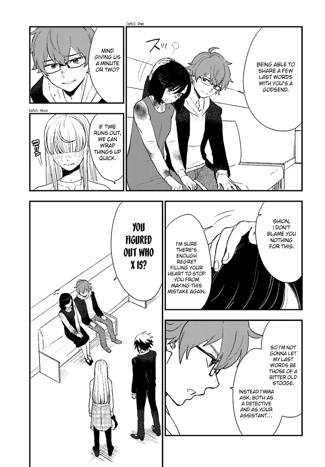 Mayonaka no X Giten Chapter 20 page 13 - Chapter 20: The Heart of Justice Never Dies