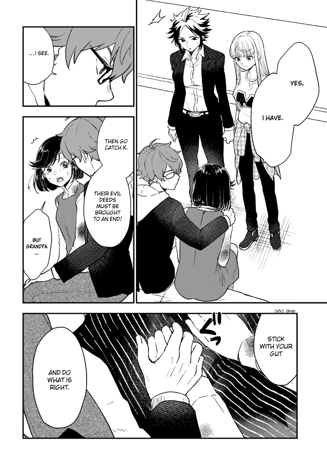 Mayonaka no X Giten Chapter 20 page 14 - Chapter 20: The Heart of Justice Never Dies