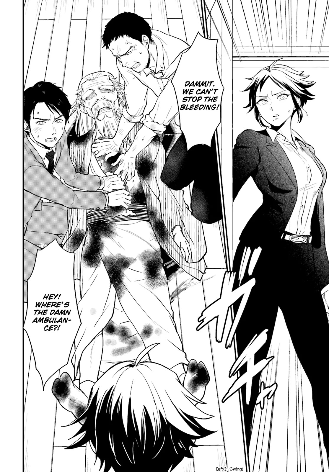 Mayonaka no X Giten Chapter 20 page 4 - Chapter 20: The Heart of Justice Never Dies