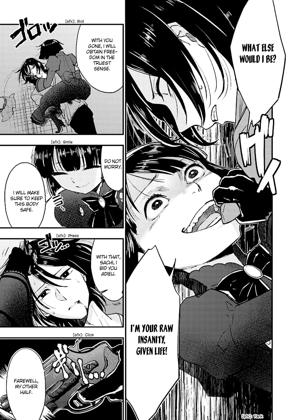 Mayonaka no X Giten Chapter 22 page 21 - Chapter 22: A Stage of Madness and Bloodthirst