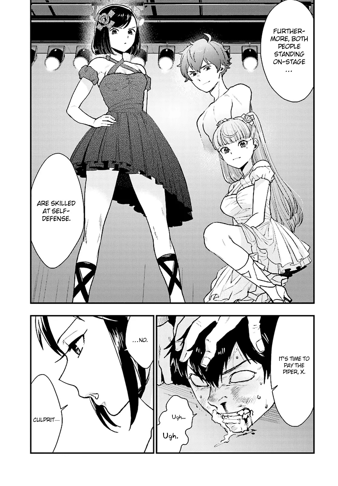 Mayonaka no X Giten Chapter 22 page 6 - Chapter 22: A Stage of Madness and Bloodthirst