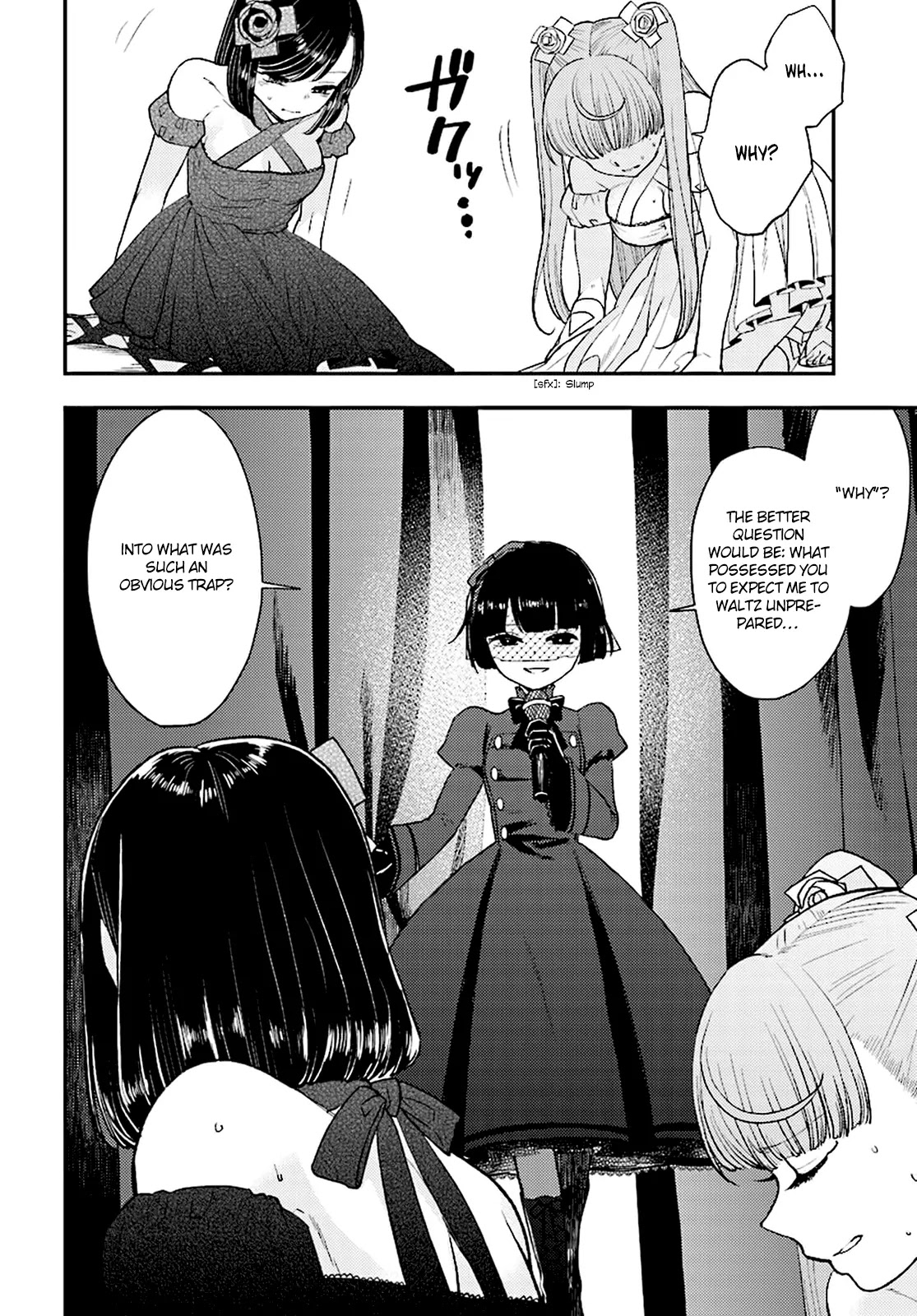 Mayonaka no X Giten Chapter 22 page 8 - Chapter 22: A Stage of Madness and Bloodthirst