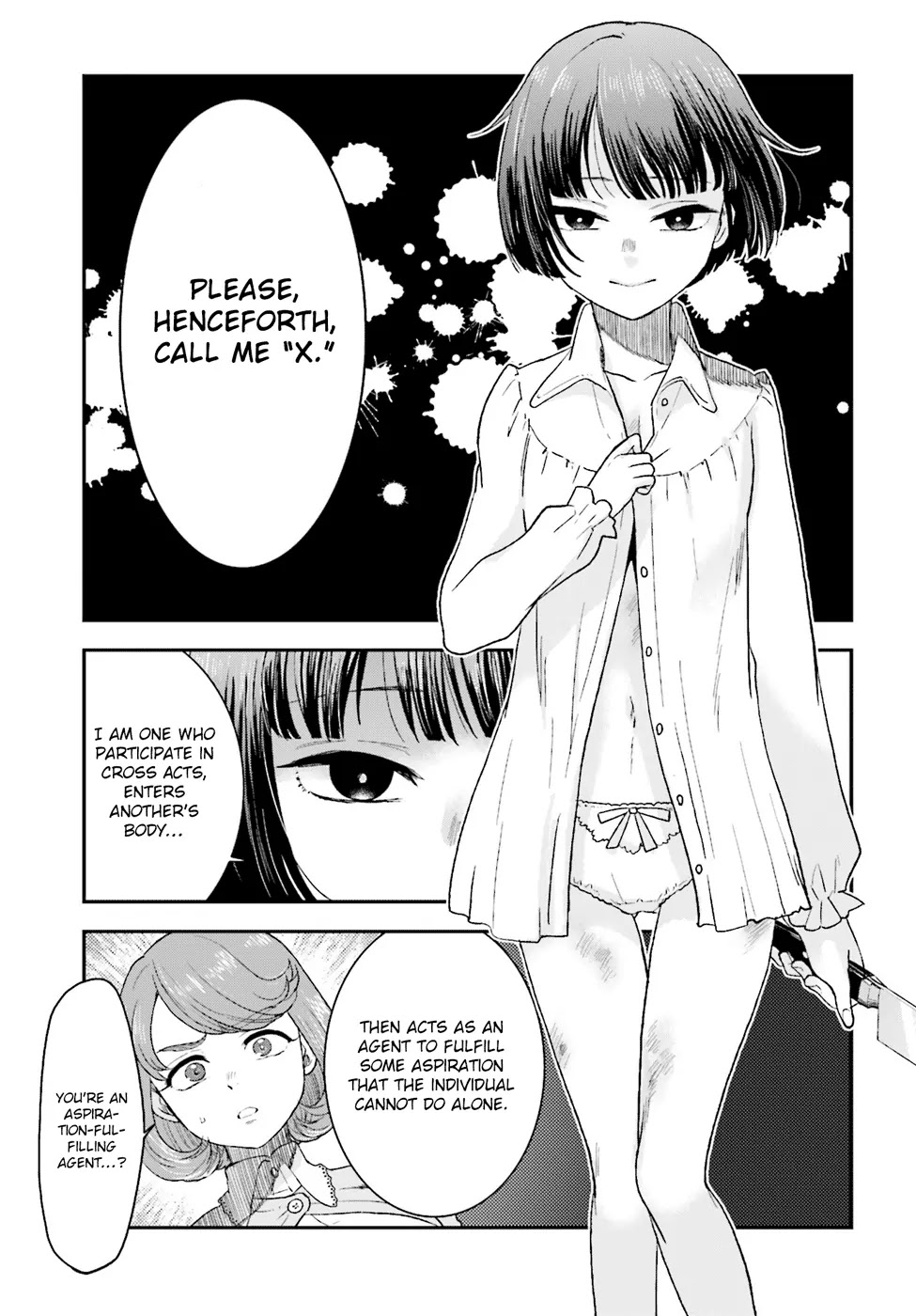 Mayonaka no X Giten Chapter 8 page 27 - Chapter 8: My Name Is X