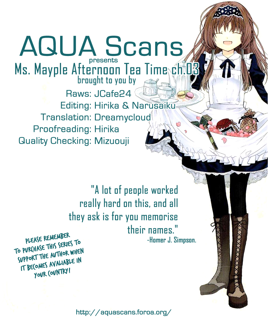 Mayple-san no Koucha Jikan Chapter 3 page 1 - Chapter 3: Tears and Apple Pie