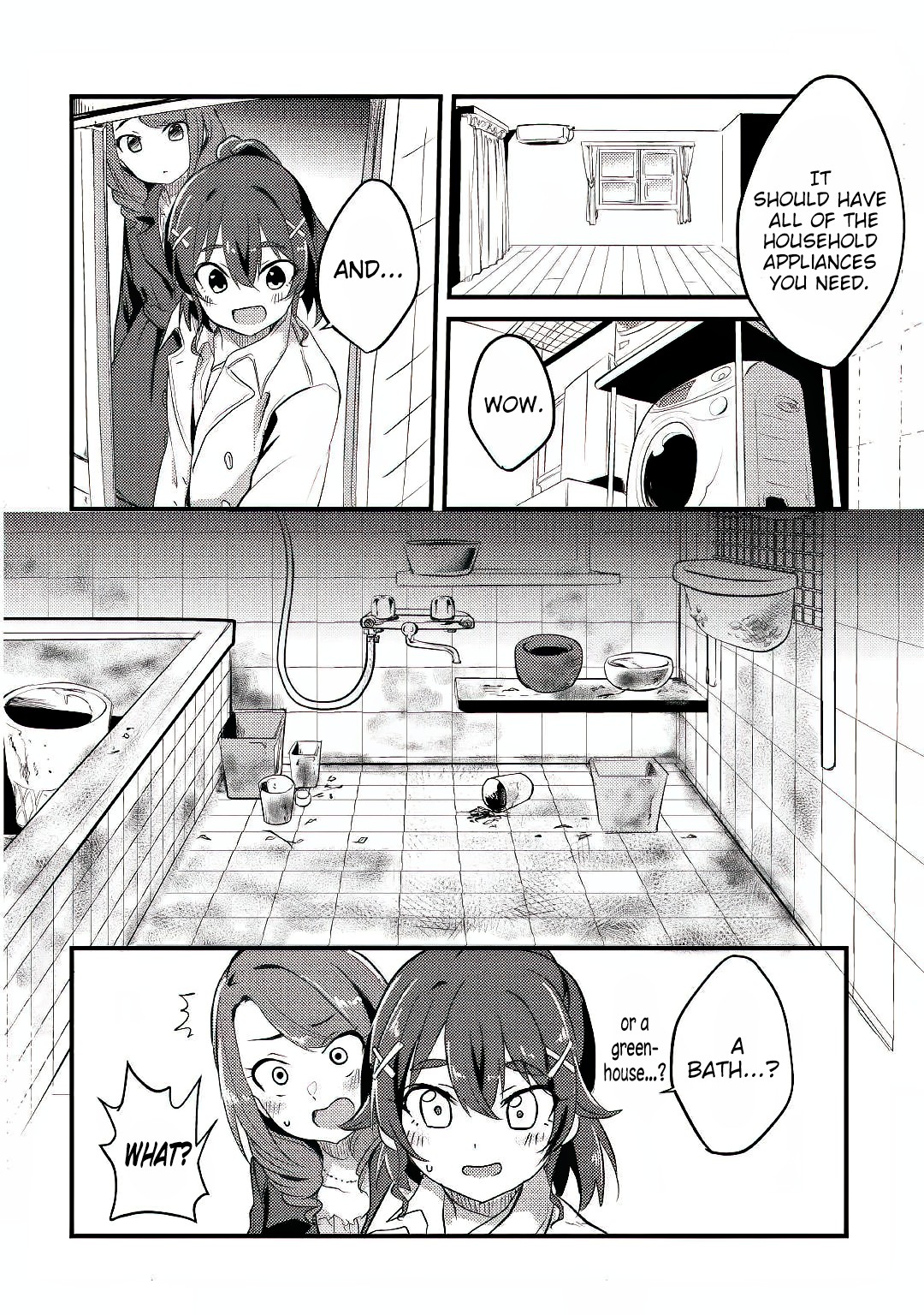 Mayuru's Hot Spring Chapter 2 page 5 - Chapter 2: Maruyu Washes a Bath
