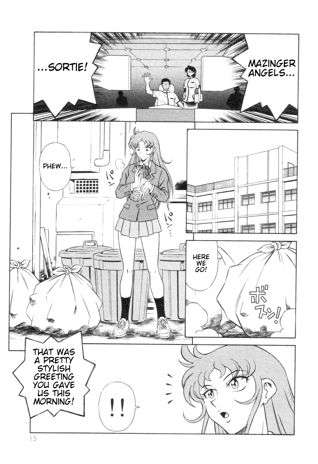 Mazinger Angel Z Chapter 1.2 page 16 - Chapter 1 v2 : Kikunosuke and Maria