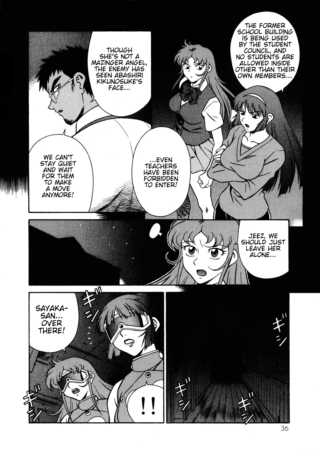 Mazinger Angel Z Chapter 8.2 page 4 - Chapter 8 v2 : The Demon Inside the Old School Building