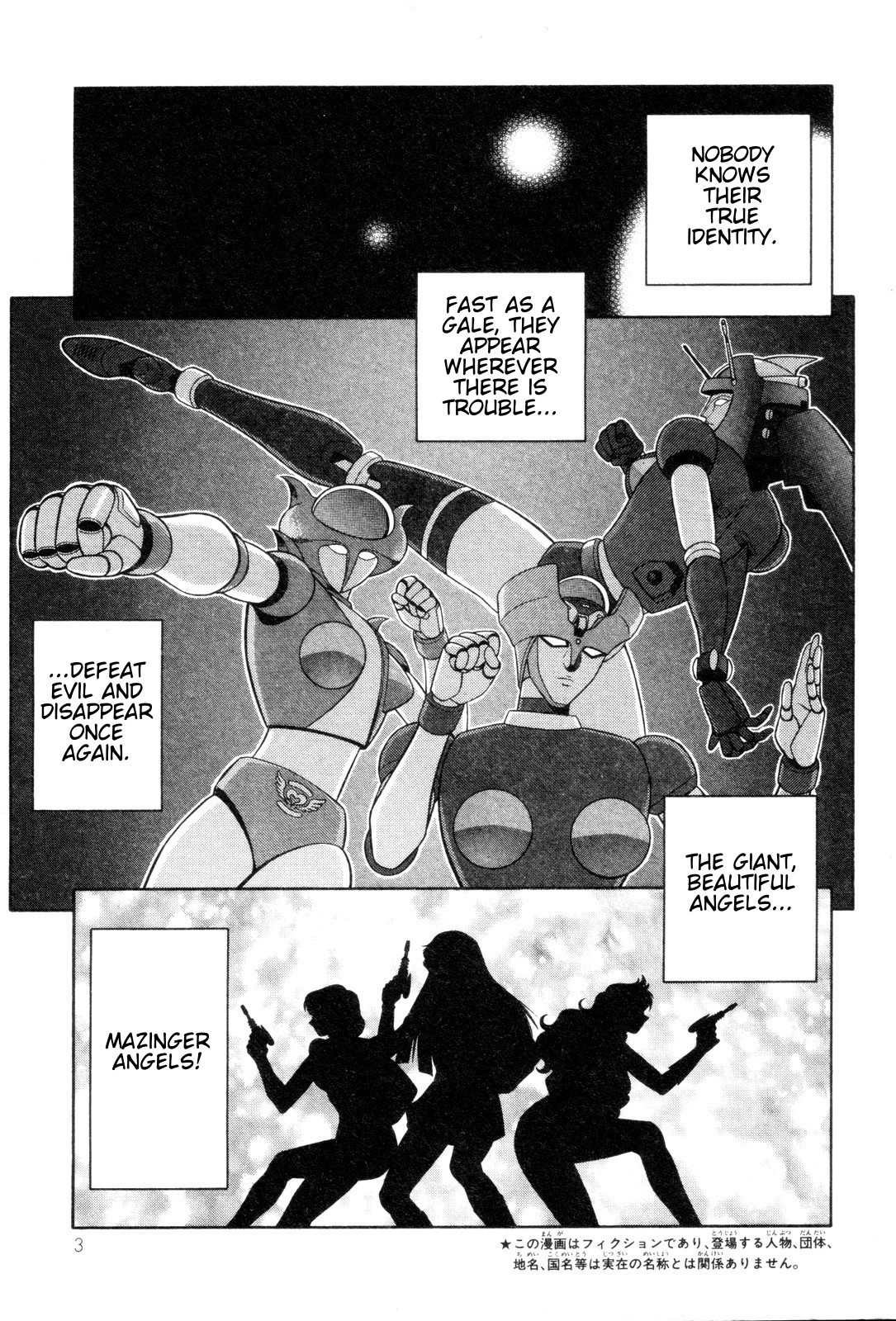 Mazinger Angel Chapter 1 page 6 - Chapter 1: The Angels of Steel, Mazinger Angels