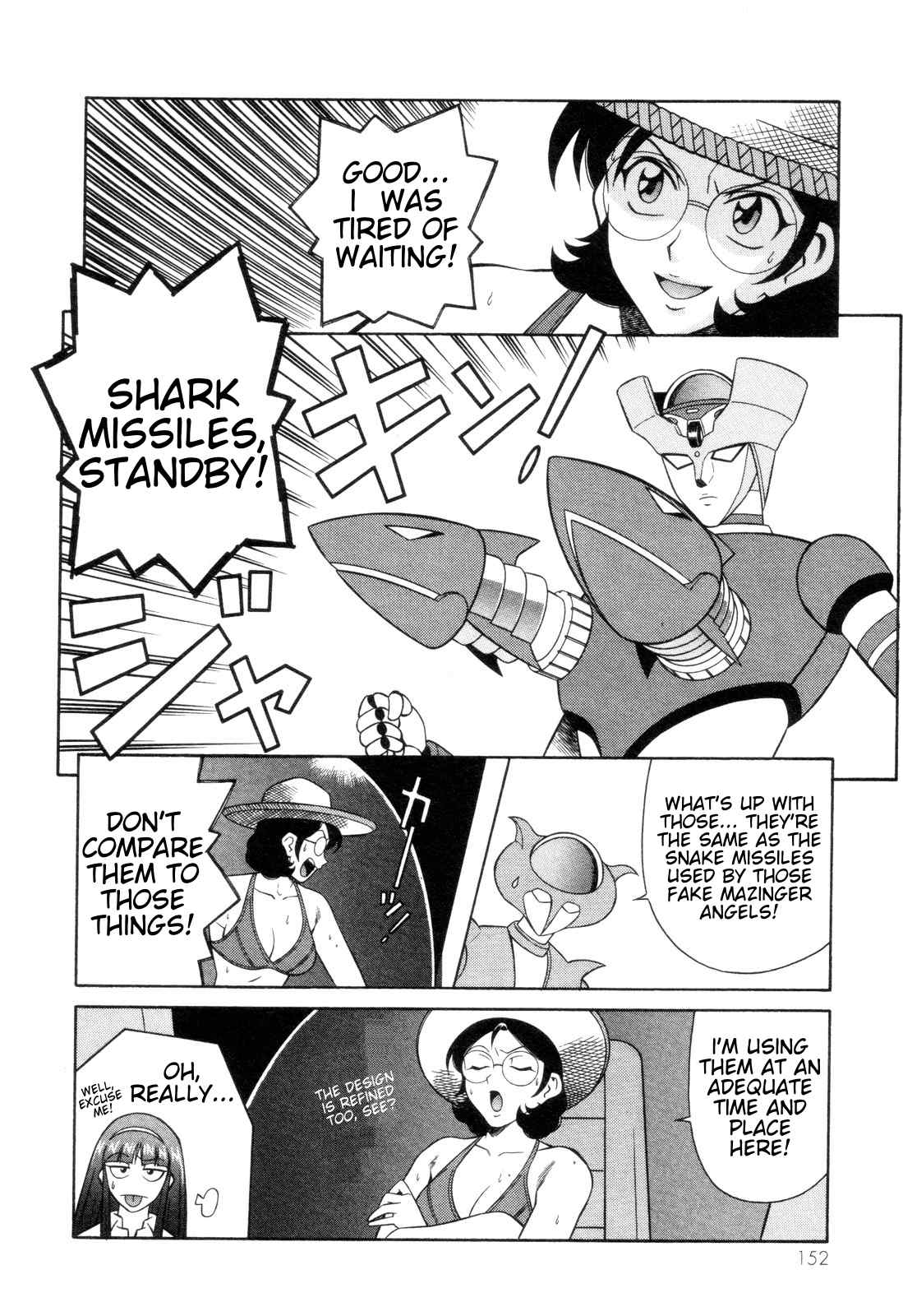 Mazinger Angel Chapter 11 page 28 - Chapter 11: Pursue! The Kidnapping Submarine Bood