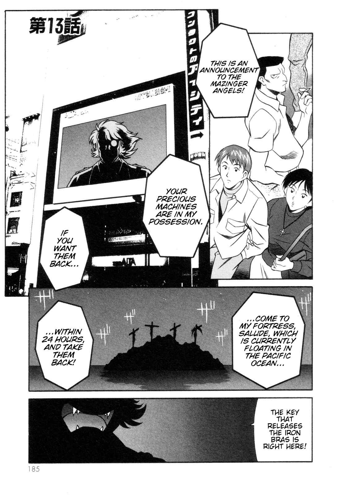Mazinger Angel Chapter 13 page 1 - Chapter 13: The Despair of the Mazinger Angels