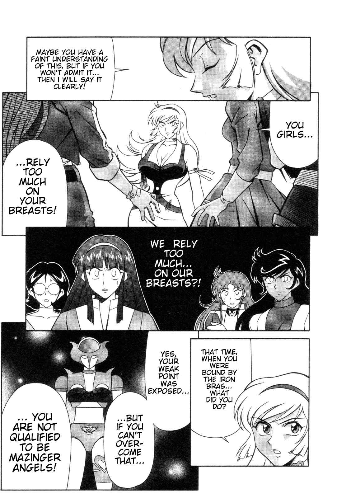 Mazinger Angel Chapter 14 page 9 - Chapter 14: Training! Until Your Life Burns Out!