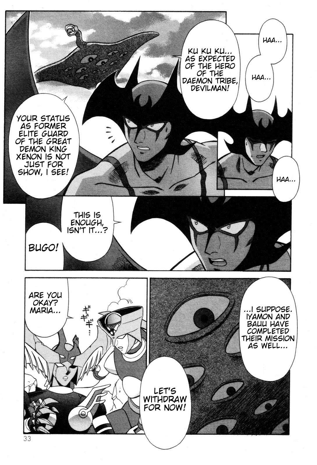 Mazinger Angel Chapter 21 page 33 - Chapter 21: Mazinger Angels vs Devilman (Part 1)
