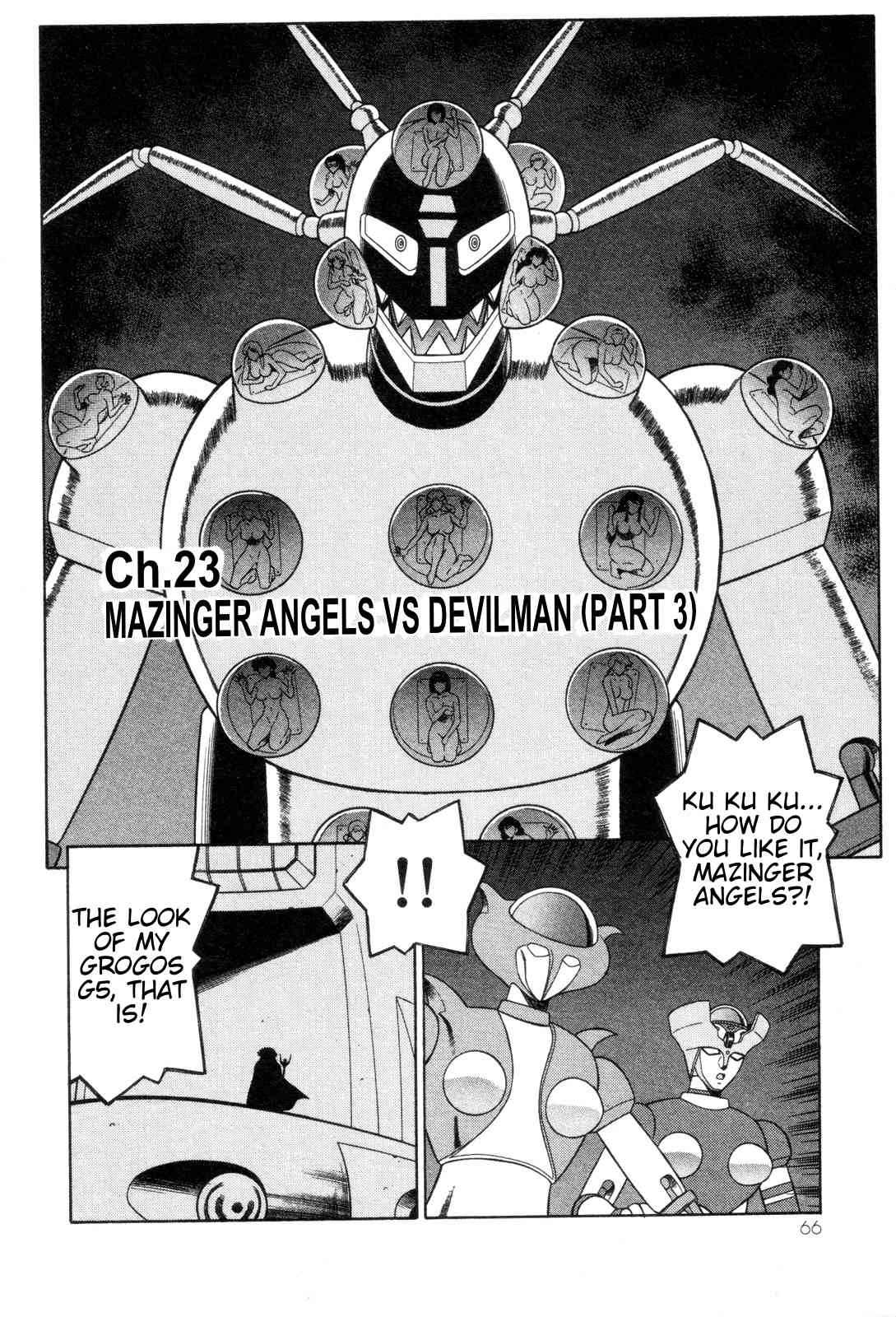 Mazinger Angel Chapter 23 page 2 - Chapter 23: Mazinger Angels vs Devilman (Part 3)