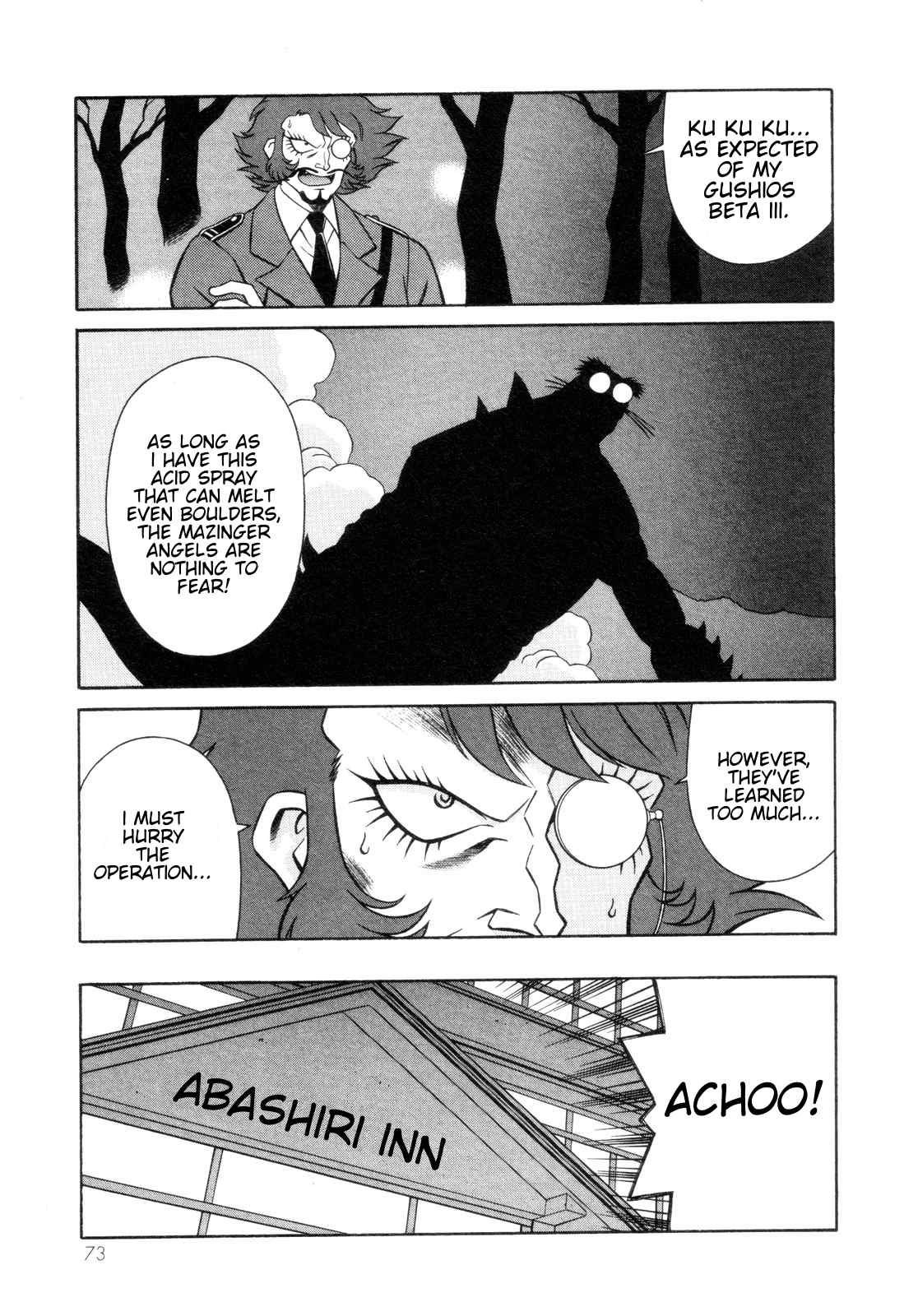 Mazinger Angel Chapter 9 page 10 - Chapter 9: Melting in the Snow, Mazinger Angels
