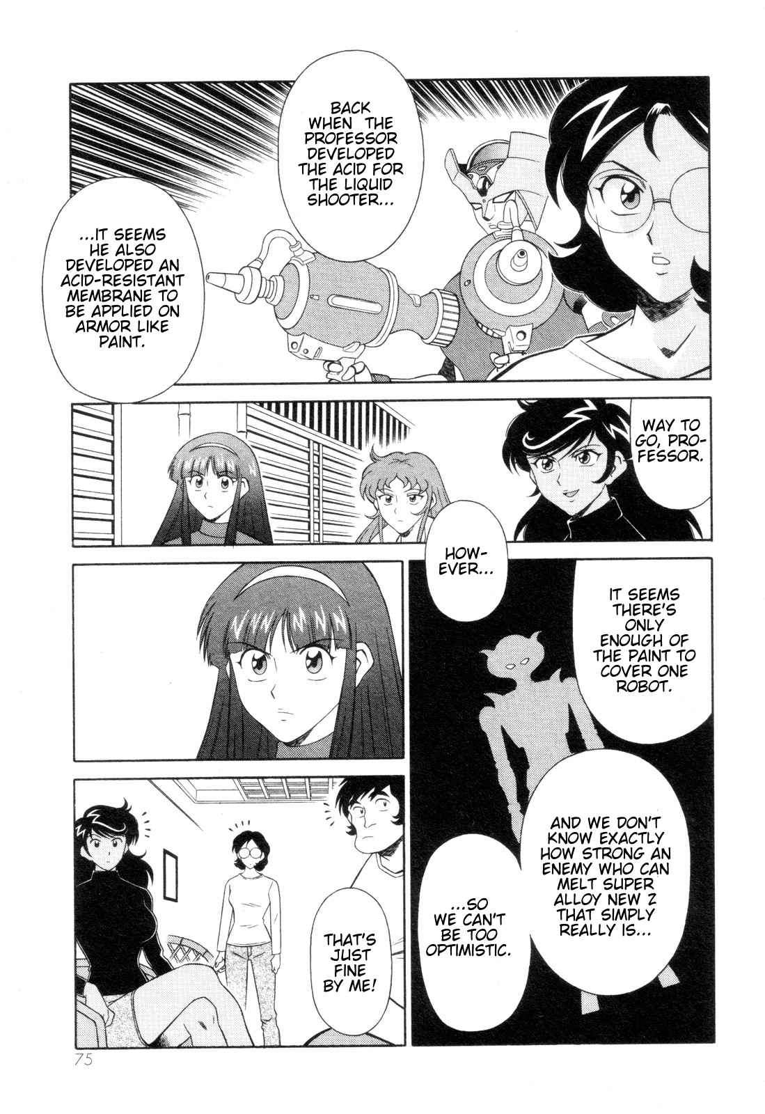 Mazinger Angel Chapter 9 page 12 - Chapter 9: Melting in the Snow, Mazinger Angels