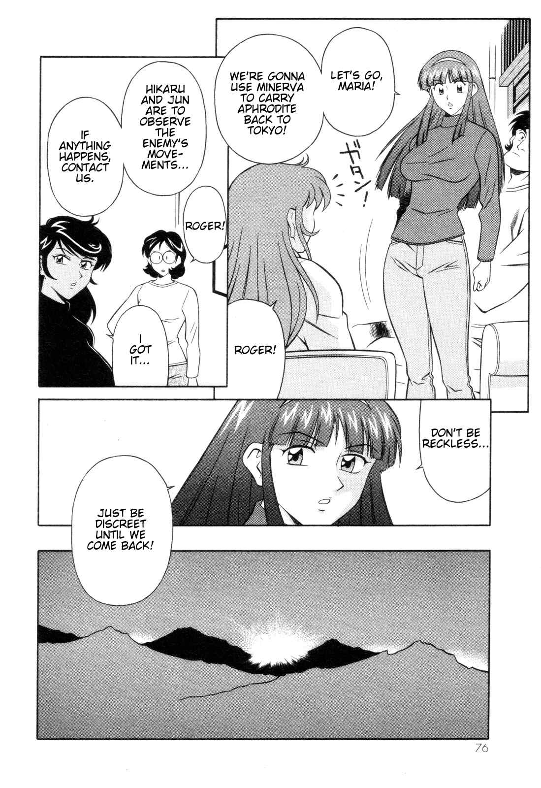 Mazinger Angel Chapter 9 page 13 - Chapter 9: Melting in the Snow, Mazinger Angels