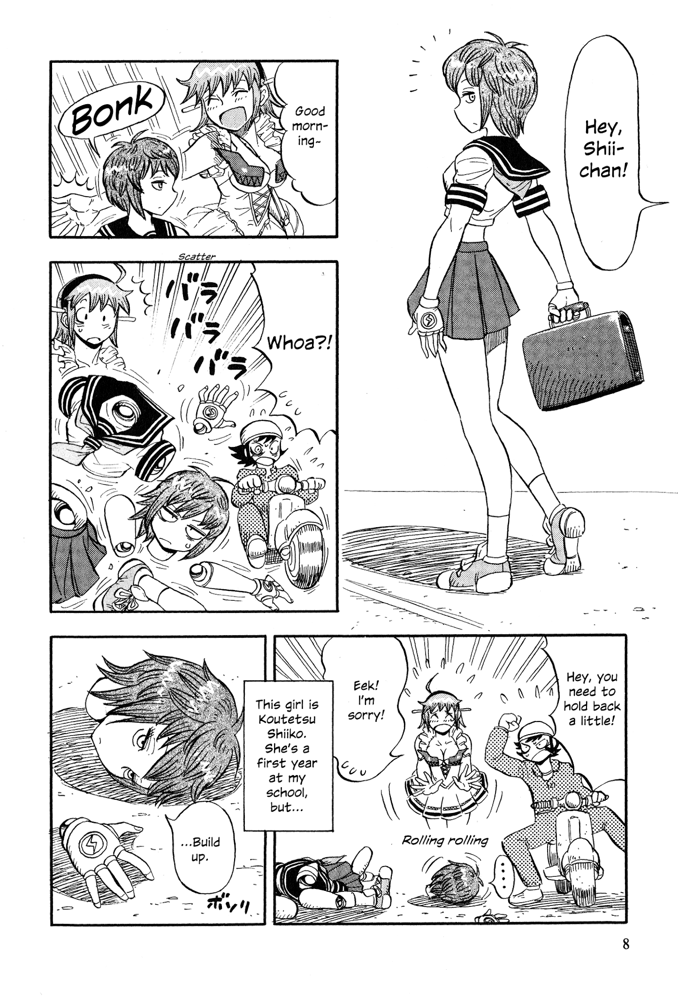 Mazinger Otome Chapter 1.2 page 9 - Chapter 1 v2 : Laughter! Vol. Z