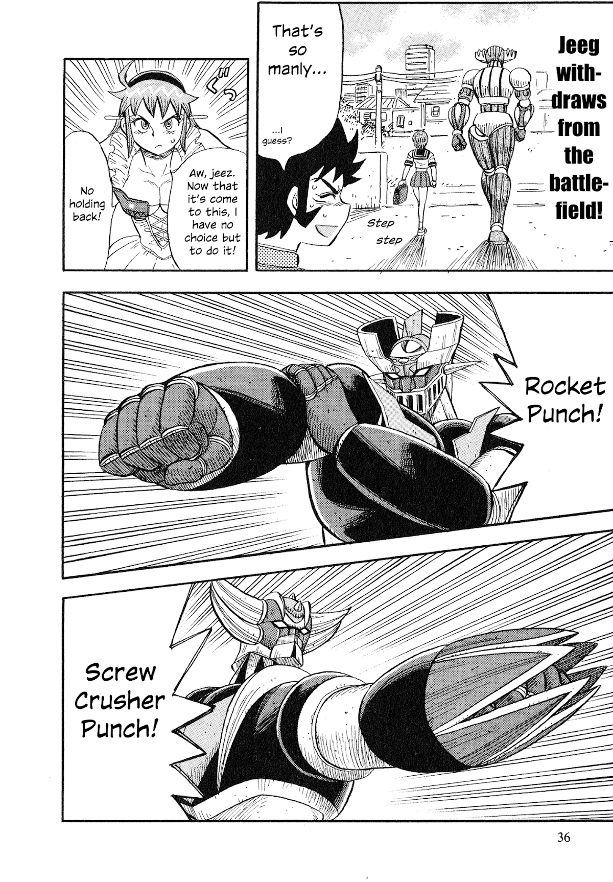 Mazinger Otome Chapter 2.2 page 12 - Chapter 2 v2 : She Who Came From Space