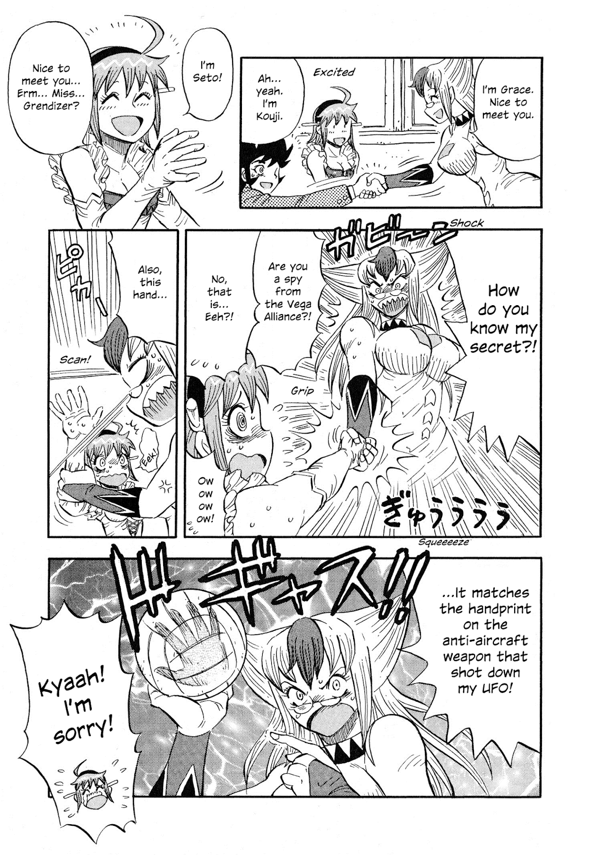Mazinger Otome Chapter 2.2 page 9 - Chapter 2 v2 : She Who Came From Space