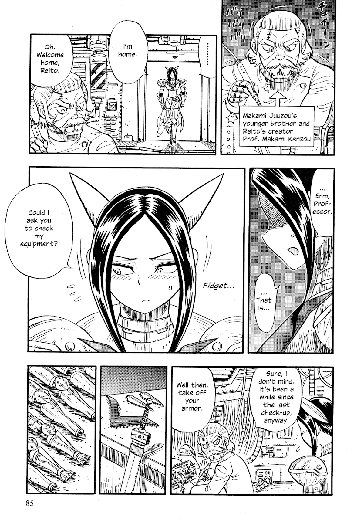Mazinger Otome Chapter 4.2 page 13 - Chapter 4 v2 : Sleep, Noble Hero