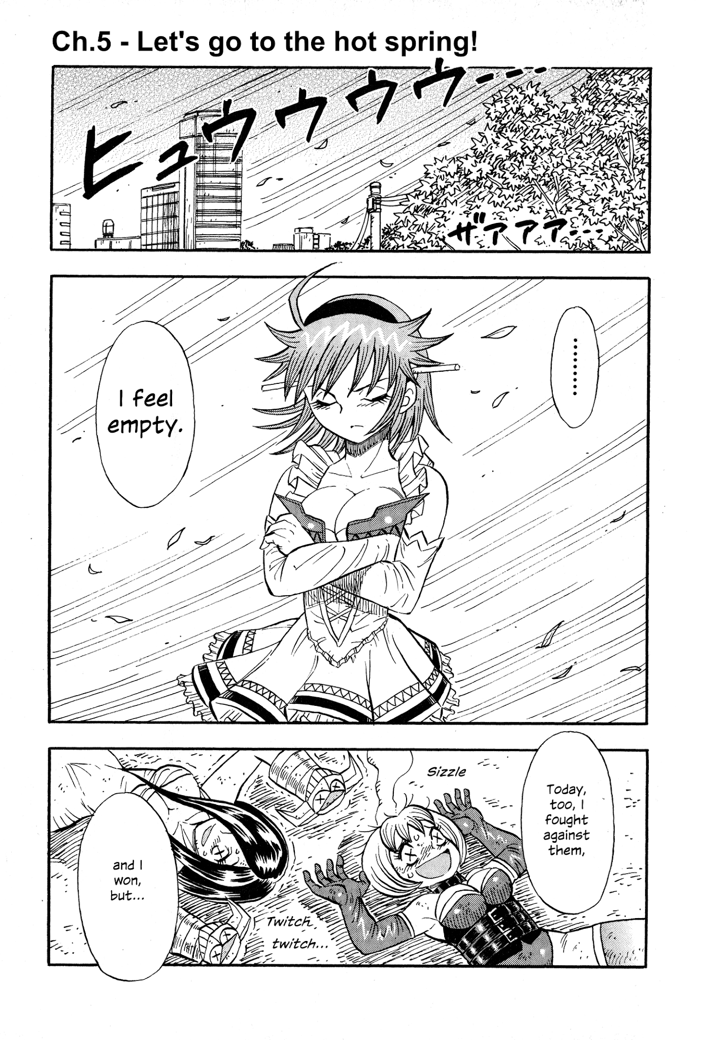 Mazinger Otome Chapter 5.2 page 1 - Chapter 5 v2 : Let's Go to the Hot Spring!