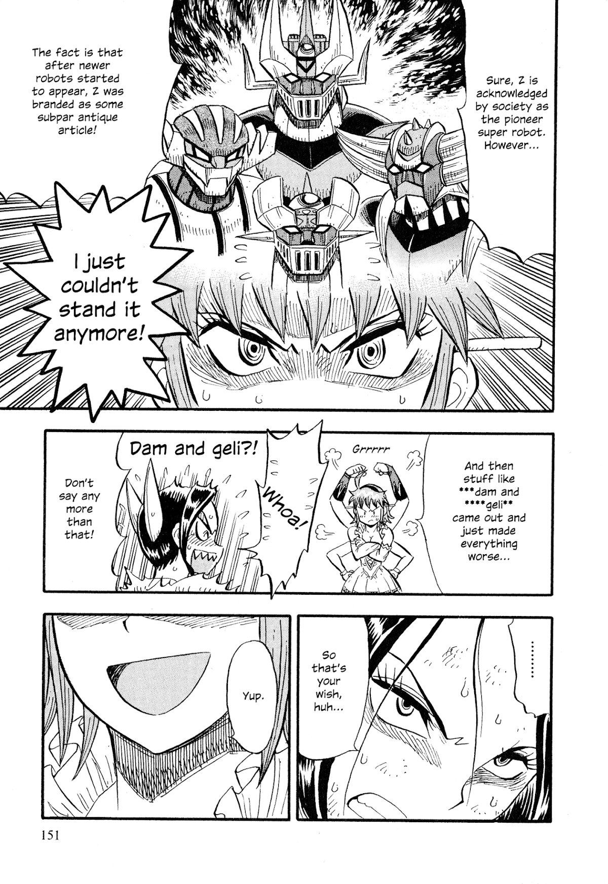Mazinger Otome Chapter 7.2 page 7 - Chapter 7 v2 : God or Devil (2) + Extra