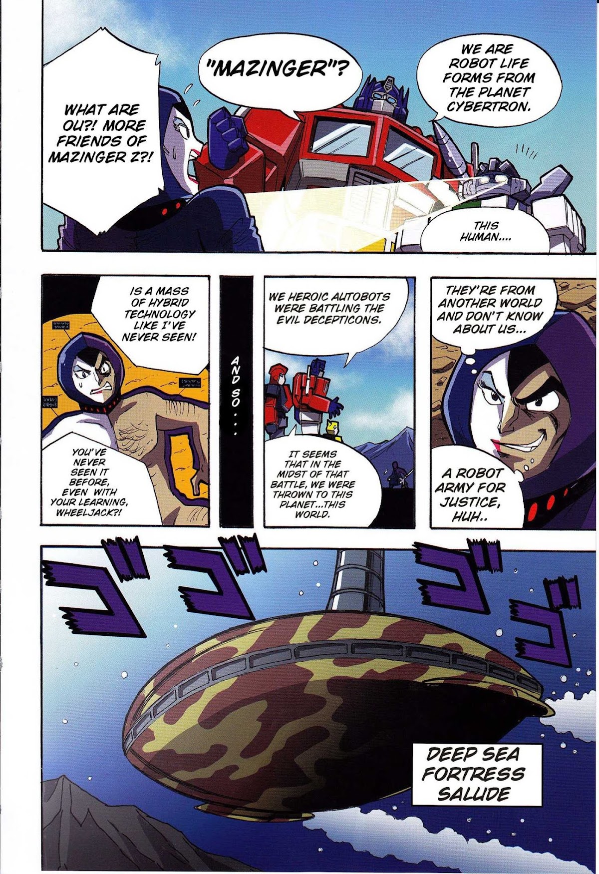 Mazinger Z vs. Transformers Chapter 1.2 page 6 - Chapter 1.2: Prologue (by Kinutani Yuu) [2]