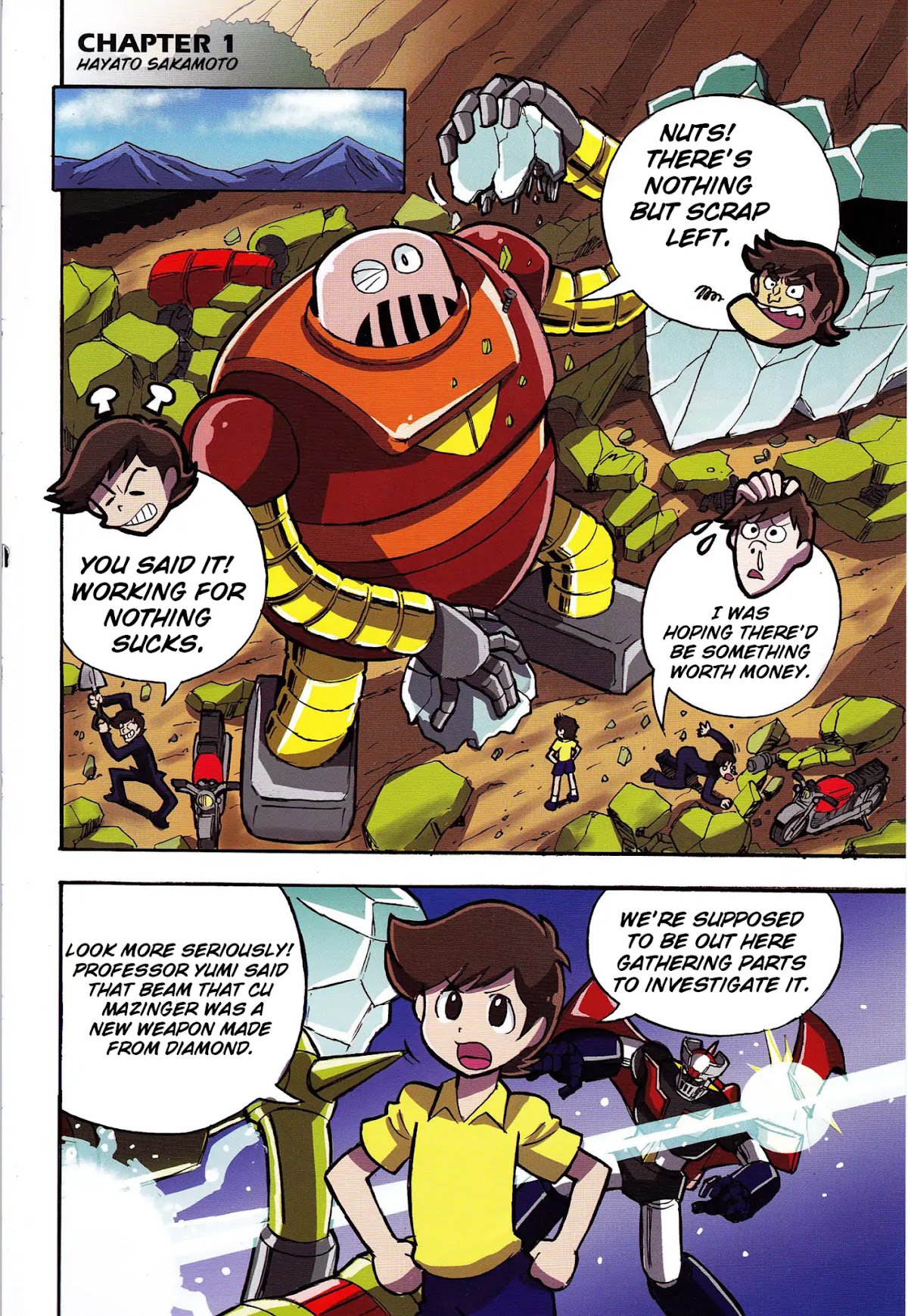 Mazinger Z vs. Transformers Chapter 1 page 10 - Chapter 1: Prologue (by Kinutani Yuu)